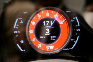 Illustration for article titled Lexus LFA All-Digital Tach, Speedo: First Look